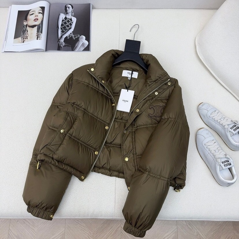 CelineBrown Puffer Jacket - Picture 4 of 6